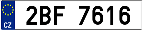 Truck License Plate